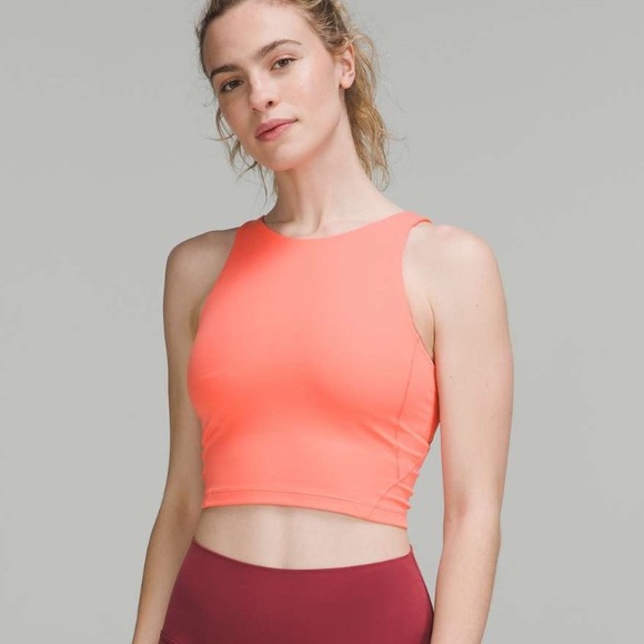 Lululemon RASPBERRY CREAM Align High Neck Tank Top - Picture 2 of 5